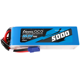 GENS ACE Akumulator LiPo 5000mAh 22.2V 45C 6S1P EC5 G-Tech