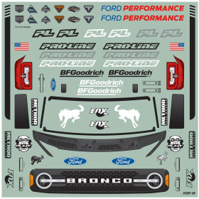 PRO-LINE Karoseria  Ford Bronco 2021 1:10 do Stampede, Granite, Vorteks