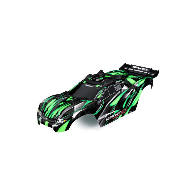 TRAXXAS Karoseria do Rustler 4X4 Ultimate (zielona)