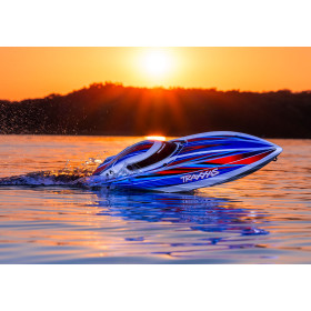 Łódź wyścigowa TRAXXAS Disruptor 4S + Self-Righting (Niebieski)