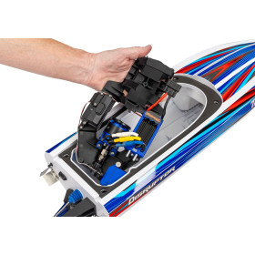 Łódź wyścigowa TRAXXAS Disruptor 4S + Self-Righting (Niebieski)