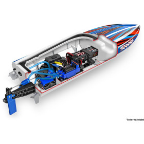 Łódź wyścigowa TRAXXAS Disruptor 4S + Self-Righting (Niebieski)