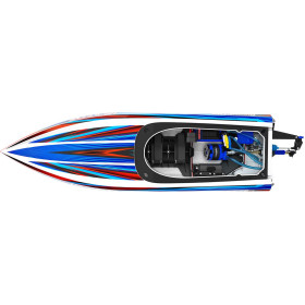 Łódź wyścigowa TRAXXAS Disruptor 4S + Self-Righting (Niebieski)