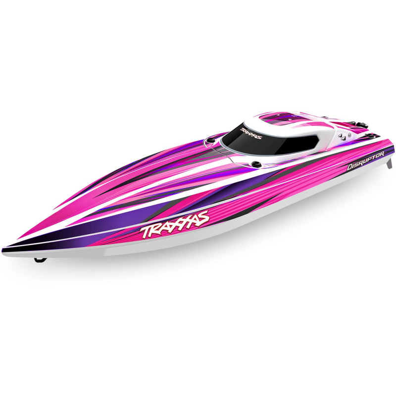 Łódź wyścigowa TRAXXAS Disruptor 4S + Self-Righting (Różowy)