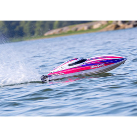 Łódź wyścigowa TRAXXAS Disruptor 4S + Self-Righting (Różowy)