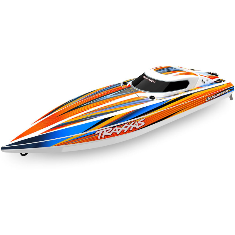 Łódź wyścigowa TRAXXAS Disruptor 4S + Self-Righting (Pomarańczowy)