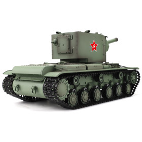 Czołg HENG LONG Russia KV-2 1/16 V7.0 2.4GHz (działko ASG/dźwięk/dym/metalowa przekładnia)