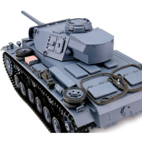 Czołg HENG LONG Panzer III 1/16 V7.0 2.4GHz (działko ASG/dźwięk/dym) Panzerkampfwagen III