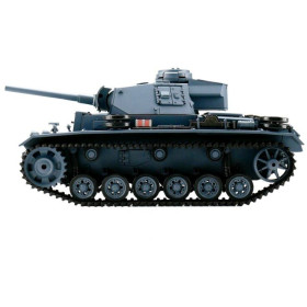 Czołg HENG LONG Panzer III 1/16 V7.0 2.4GHz (działko ASG/dźwięk/dym) Panzerkampfwagen III