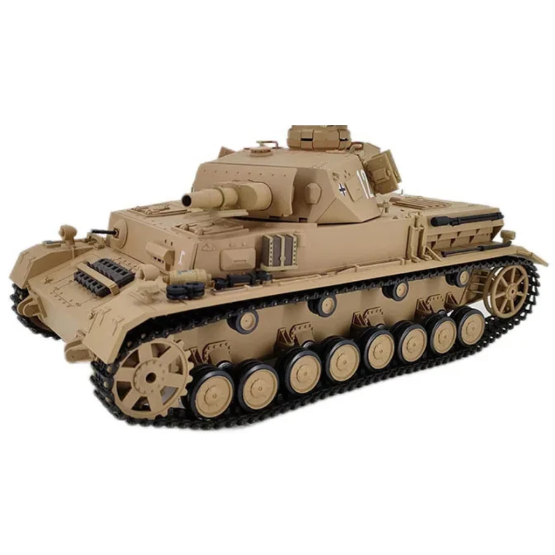 Czołg HENG LONG DAK Pz Kpfw IV Ausf. F-1 1/16 V7.0 2.4GHz (działko ASG/dźwięk/dym)