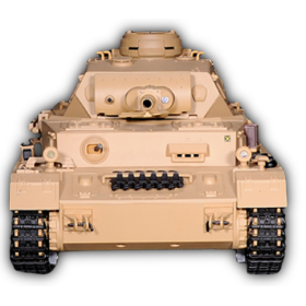 Czołg HENG LONG DAK Pz Kpfw IV Ausf. F-1 1/16 V7.0 2.4GHz (działko ASG/dźwięk/dym)
