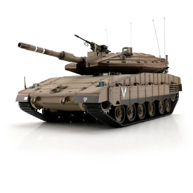 Czołg HENG LONG IDF Merkava MK IV 1/16 V7.0 2.4GHz (działko ASG/dźwięk/dym/metalowa przekładnia)