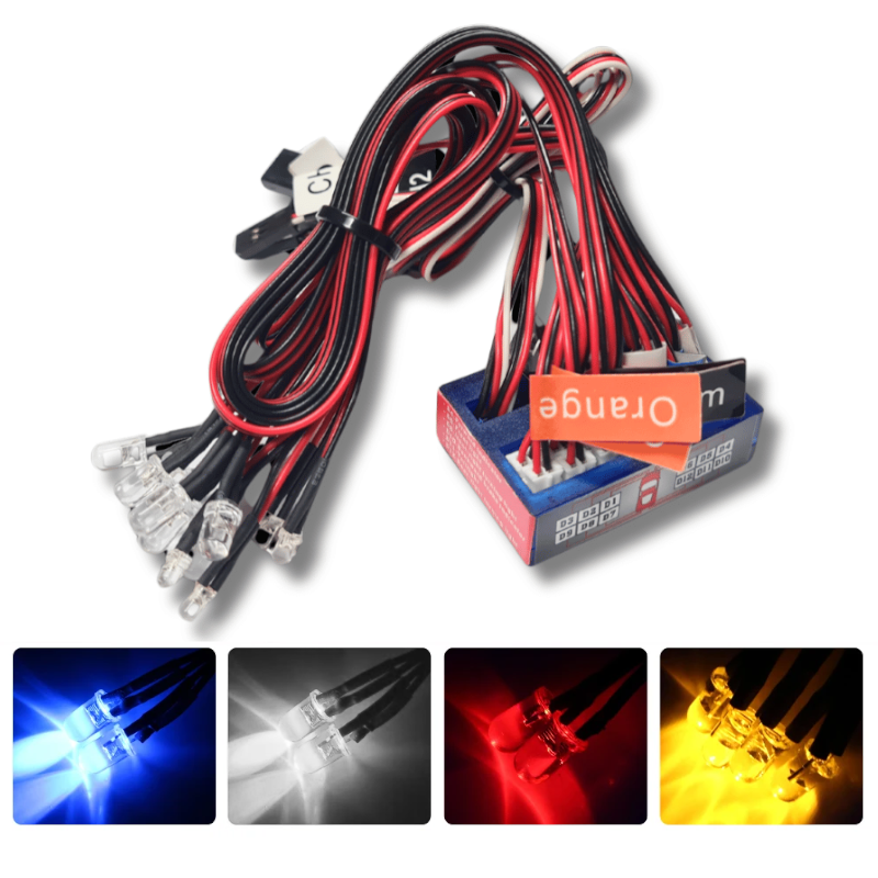 Aktywny zestaw oświetlenia do aut - Smart LED 10x