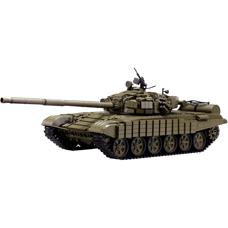 Czołg HENG LONG Russian T-72 1/16 V7.0 2.4GHz (S) (działko ASG/dźwięk/dym/metalowa przekładnia)