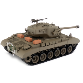 Czołg HENG LONG U.S. Medium Tank M26 Pershing 1/16 V7.0 2.4GHz (działko ASG/IR/dźwięk/dym)