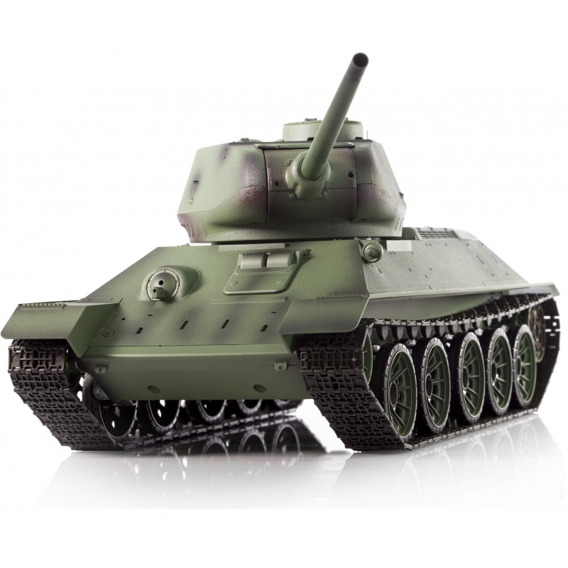 Czołg HENG LONG T34 / 85 RUDY 102 1/16 V7.0 2,4GHz (działko ASG/dźwięk/dym)