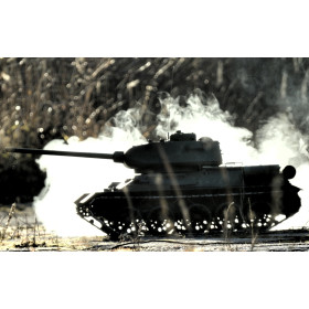 Czołg HENG LONG T34 / 85 RUDY 102 1/16 V7.0 2,4GHz (działko ASG/dźwięk/dym)