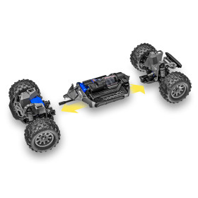 Model TRAXXAS Mini Maxx 4WD Monster Truck RTR (Niebieski) (107154-1)