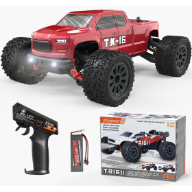 PD RACING TK-16 4WD 1/16 RTR 2.4GHz - Lampy LED (Czerwony)