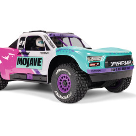 ARRMA Mojave Grom 223S BLX 1:18 4WD Smart RTR (turkusowy/różowy)