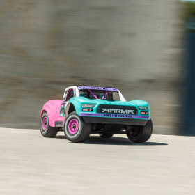 ARRMA Mojave Grom 223S BLX 1:18 4WD Smart RTR (turkusowy/różowy)
