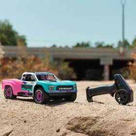 ARRMA Mojave Grom 223S BLX 1:18 4WD Smart RTR (turkusowy/różowy)