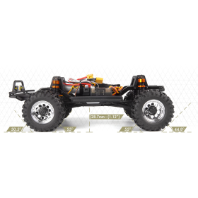 Model HPI RACING Venture18 1985 Toyota Hilux SR5 1/18 RTR (Czarny)