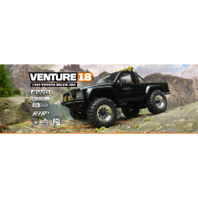 Model HPI RACING Venture18 1985 Toyota Hilux SR5 1/18 RTR (Czarny)