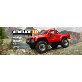 Model HPI RACING Venture18 1985 Toyota Hilux SR5 1/18 RTR (Czerwony)