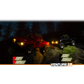 Model HPI RACING Venture18 1985 Toyota Hilux SR5 1/18 RTR (Czarny)