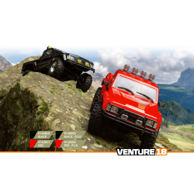 Model HPI RACING Venture18 1985 Toyota Hilux SR5 1/18 RTR (Czarny)