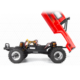 Model HPI RACING Venture18 Flux 1985 Toyota Hilux SR5 1/18 RTR (Czerwony)