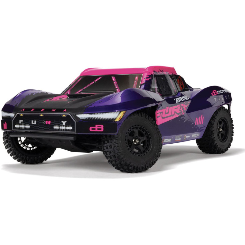ARRMA Fury 223S DSC 2WD 1:10 RTR (Fioletowy)