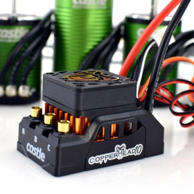 CASTLE Zestaw napędowy Copperhead 10 + 1412 3200kV Sensored 5mm