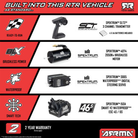 ARRMA Kraton 6S V6 4WD 1/8 RTR (Pomarańczowy)