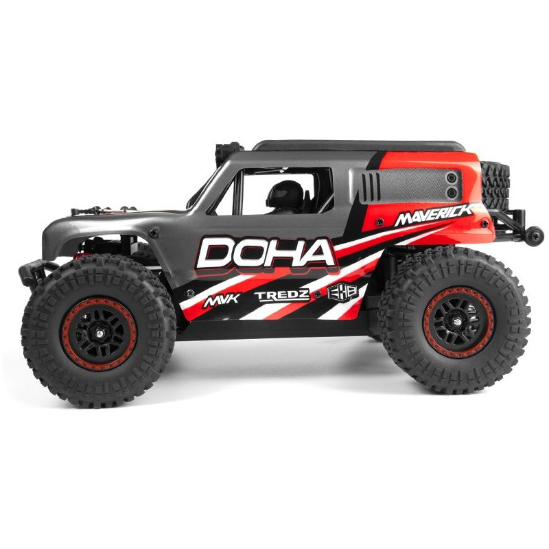 MAVERICK Doha 1/20 4WD Desert Truck + LED (Czerwony)