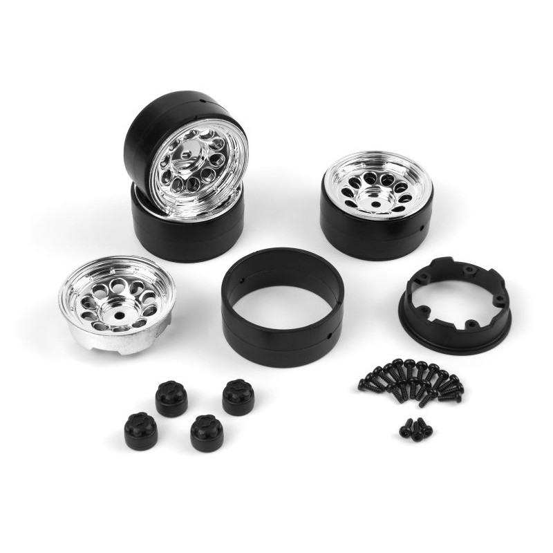 HPI RACING Felgi Beadlock CS-10 1.2in 4szt. (Chromowane)