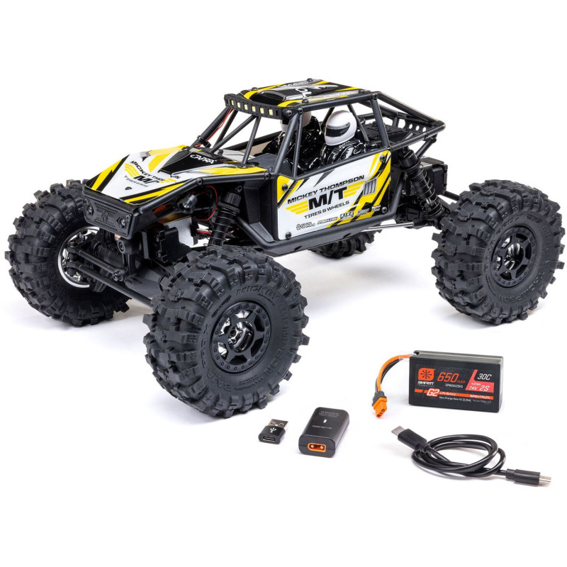 AXIAL Capra 4WS 1:18 4WD RTR (Żółty)