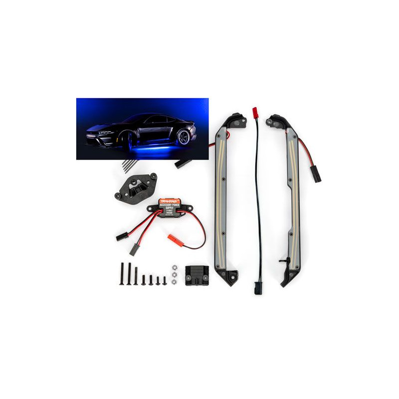 TRAXXAS Oświetlenie LED Underglow do 4-Tec Drift (Niebieskie)