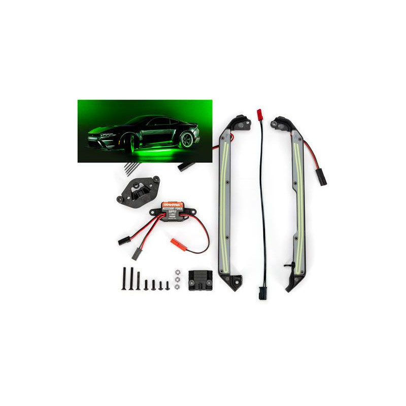 TRAXXAS Oświetlenie LED Underglow do 4-Tec Drift (Zielone)