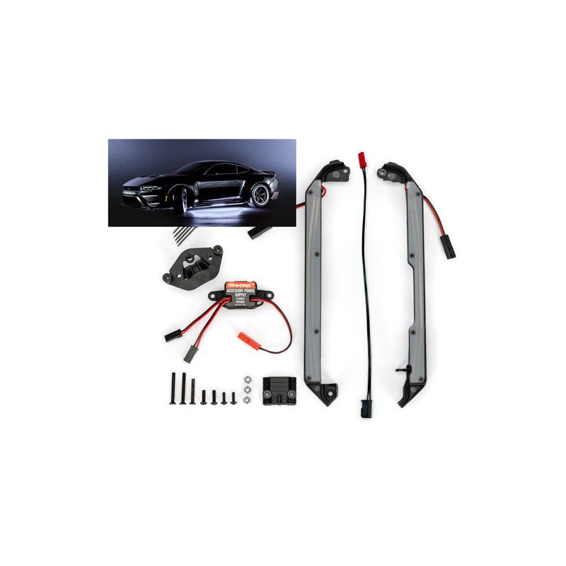 TRAXXAS Oświetlenie LED Underglow do 4-Tec Drift (Białe)