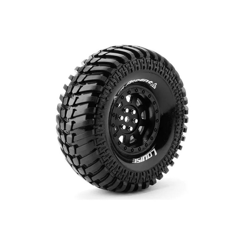 LOUISE Koła 2szt. CR-ARDENT 1/10 Super Soft Hex 12mm Crawler - Traxxas Trx-4