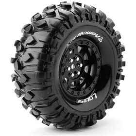 LOUISE Koła 2szt. CR-ROWDY 1/10 Super Soft Hex 12mm Crawler - TRAXXAS TRX-4