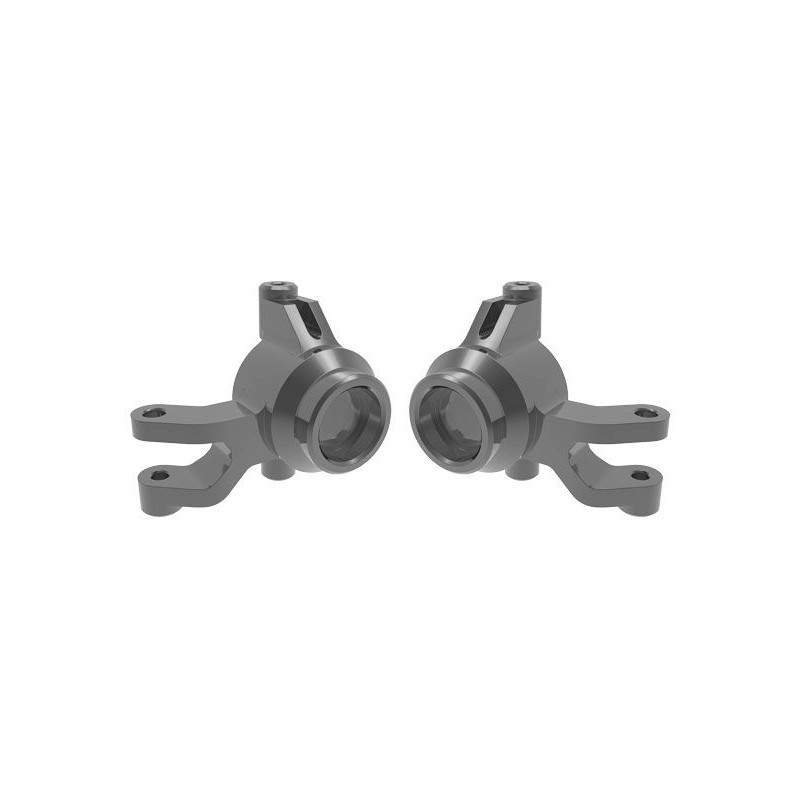 TRAXXAS Przednie zwrotnice aluminiowe do MiniMaxx (Szare)