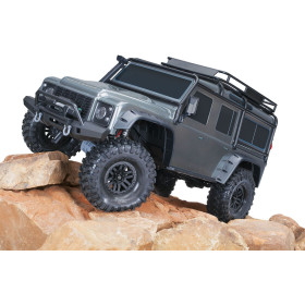 TRAXXAS TRX-4 Land Rover Defender 4WD 1/10 RTR Clipless (Srebrny)