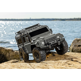 TRAXXAS TRX-4 Land Rover Defender 4WD 1/10 RTR Clipless (Srebrny)