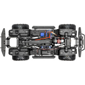 TRAXXAS TRX-4 Land Rover Defender 4WD 1/10 RTR Clipless (Srebrny)