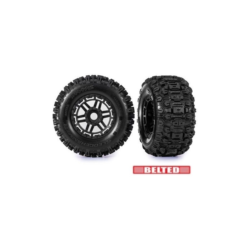 TRAXXAS Koła 2szt. Sledgehammer BELTED 2.8" do WideMaxx