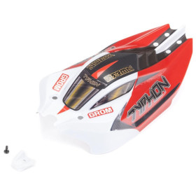 Arrma Karoseria do Typhon Grom 1/14 (biała / czerwona)