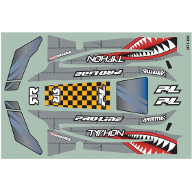 PRO-LINE Karoseria 1:14 Axis Typhon GROM (Szara)